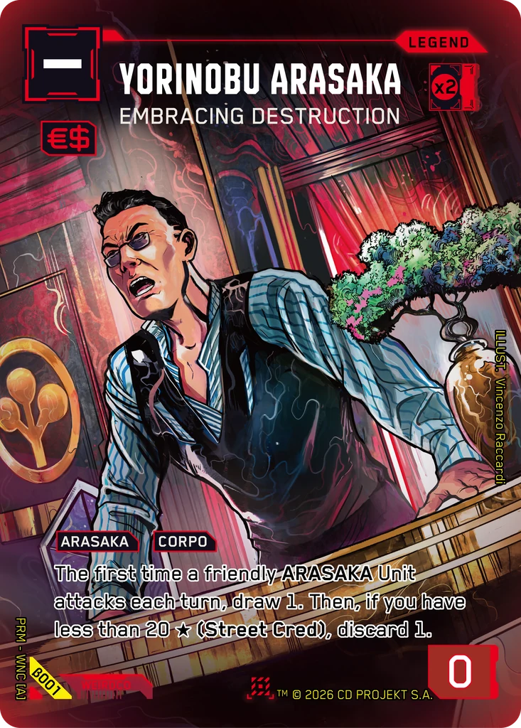 Yorinobu Arasaka — Embracing Destruction — Box Toppers — Beta #β001