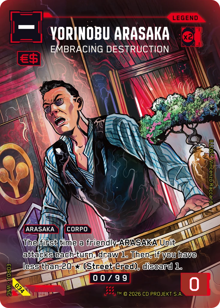 Yorinobu Arasaka: Embracing Destruction, Edgerunner Open S 1 #034