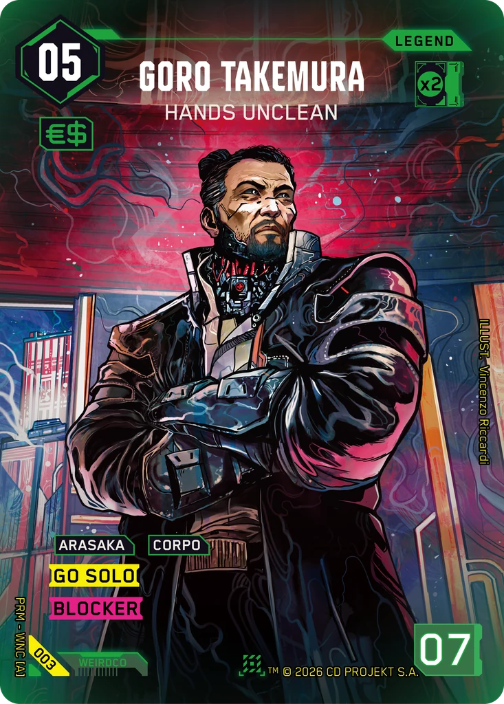 Goro Takemura — Hands Unclean — Box Toppers — Retail #003