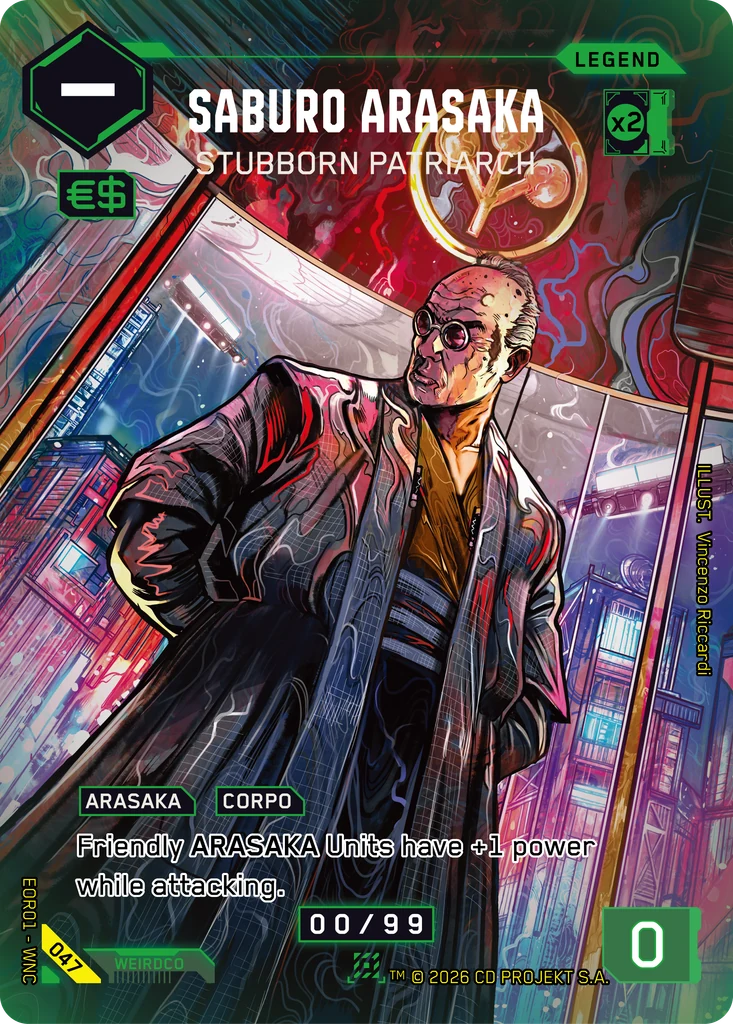 Saburo Arasaka: Stubborn Patriarch, Edgerunner Open S 1 #047