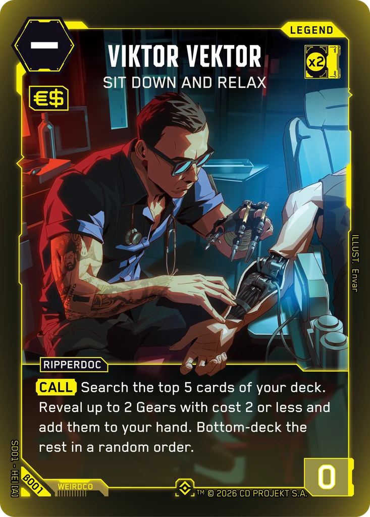Viktor Vektor — Sit Down and Relax — The Heist — Beta Starter Deck #β001