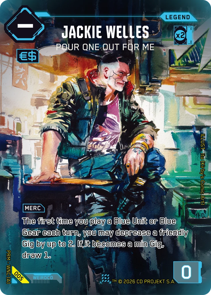 Jackie Welles — Pour One Out For Me — Box Toppers — Retail #005