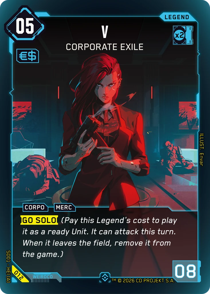 V — Corporate Exile — Cyberpunk TCG Legend