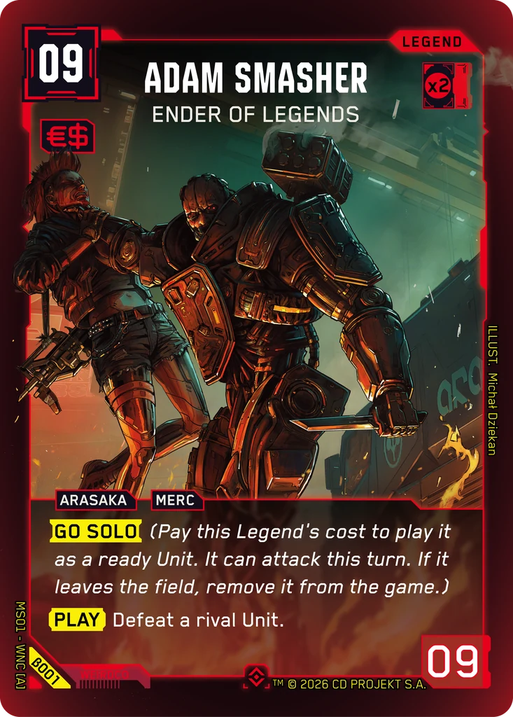Adam Smasher — Ender of Legends — Welcome to Night City — Beta #β001