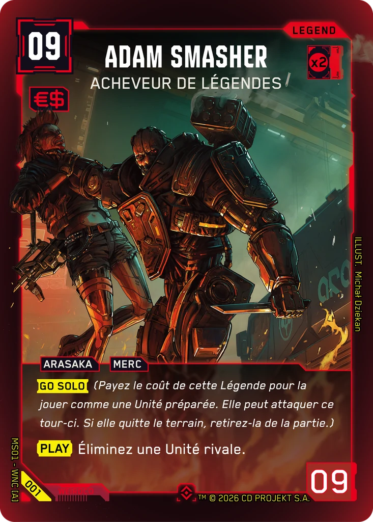 Adam Smasher: Ender of Legends Adam Smasher: Ender of Legends