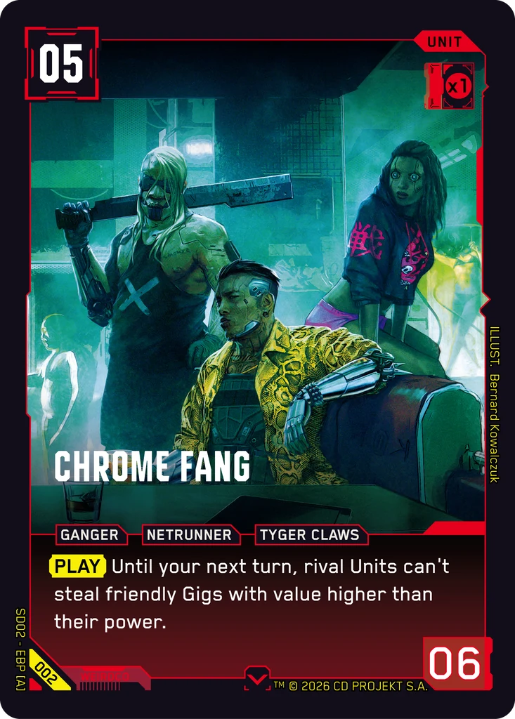 Chrome Fang — Embracing Power — Retail Starter Deck #002