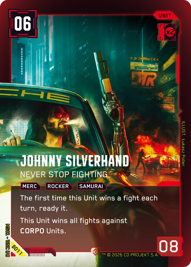 Johnny Silverhand — Never Stop Fighting — Welcome to Night City — Beta #β011