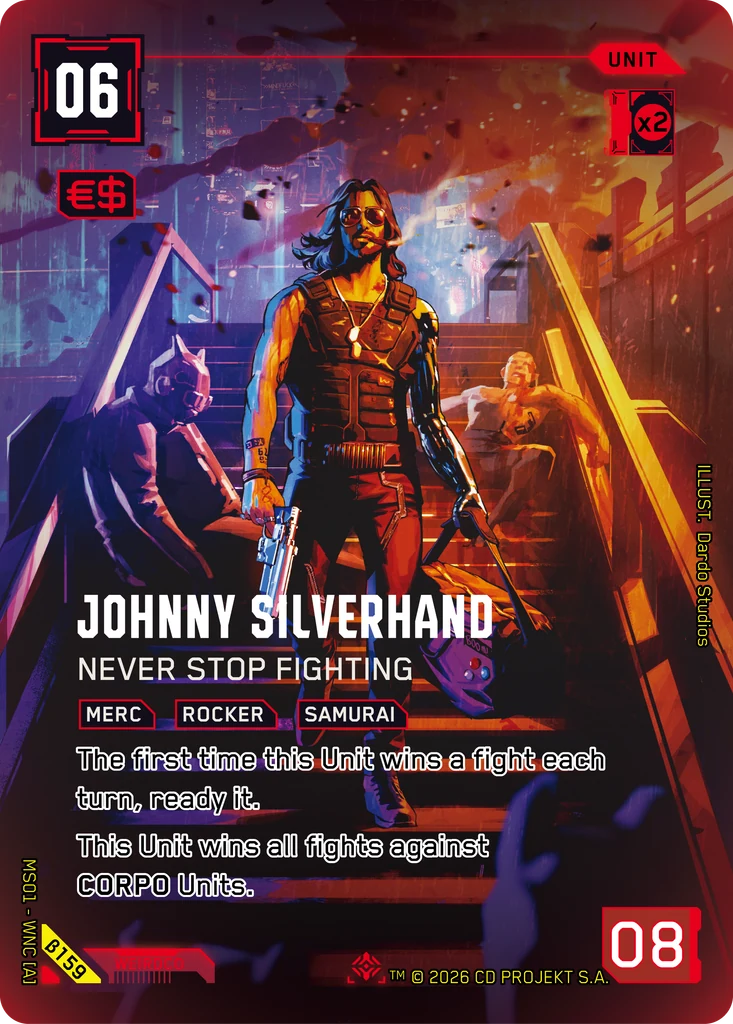 Johnny Silverhand — Never Stop Fighting — Welcome to Night City — Beta #β159