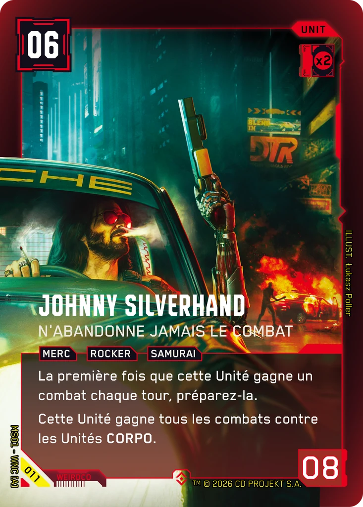Johnny Silverhand: N'abandonne Jamais Le Combat