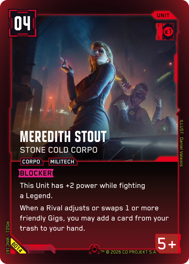 Meredith Stout — Stone Cold Corpo — Welcome to Night City — Beta #β014