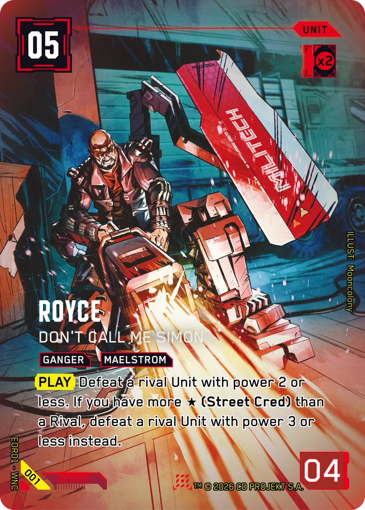 Royce: J'suis Pas Simon, Edgerunner Open S 1 #001