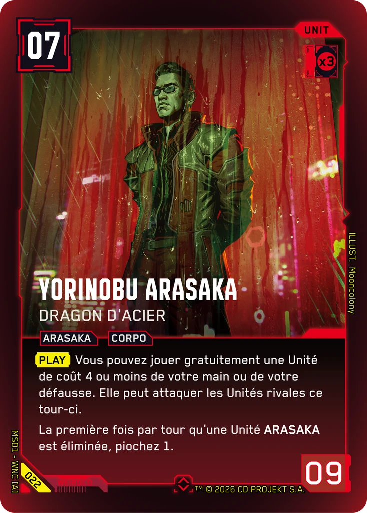 Yorinobu Arasaka: Dragon D'acier