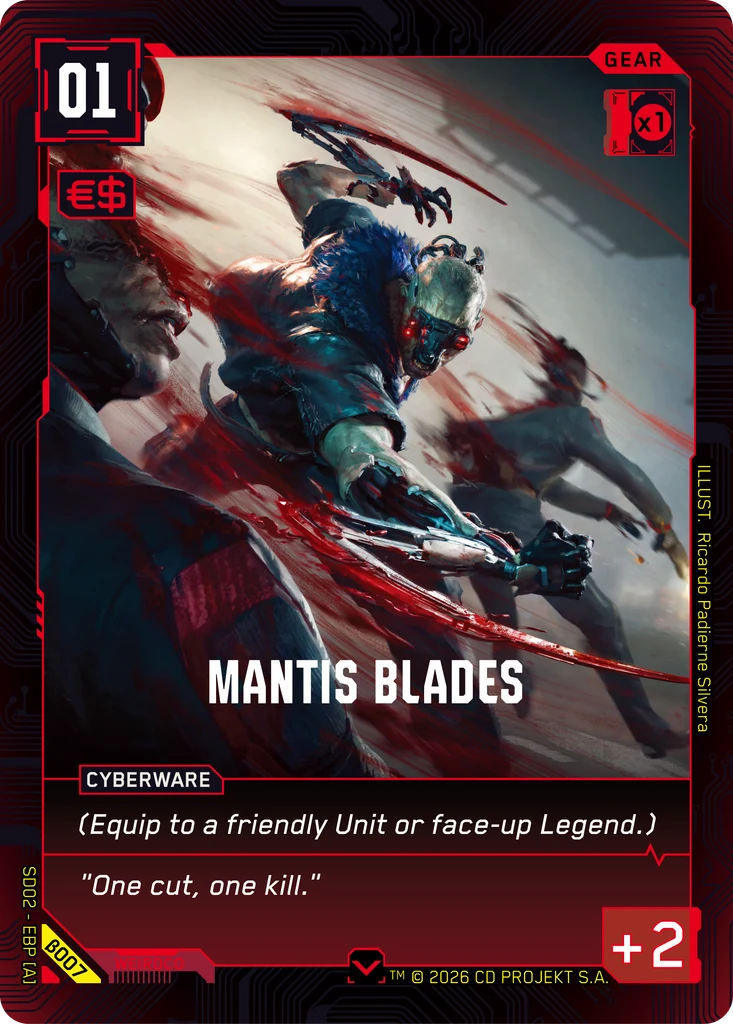 Mantis Blades — Embracing Power — Beta Starter Deck #β007