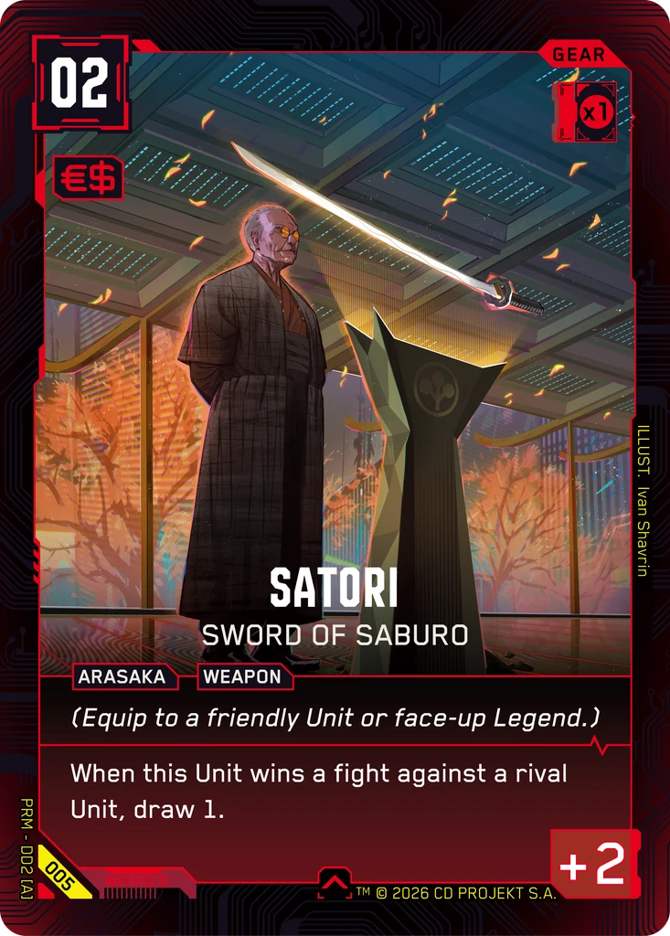 Satori — Sword of Saburo — Arasaka Demo Deck #005