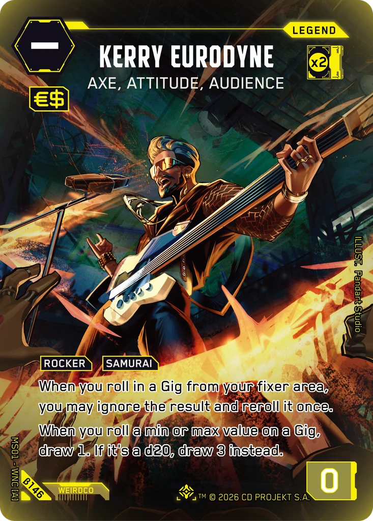 Kerry Eurodyne — Axe, Attitude, Audience — Welcome to Night City — Beta #β146