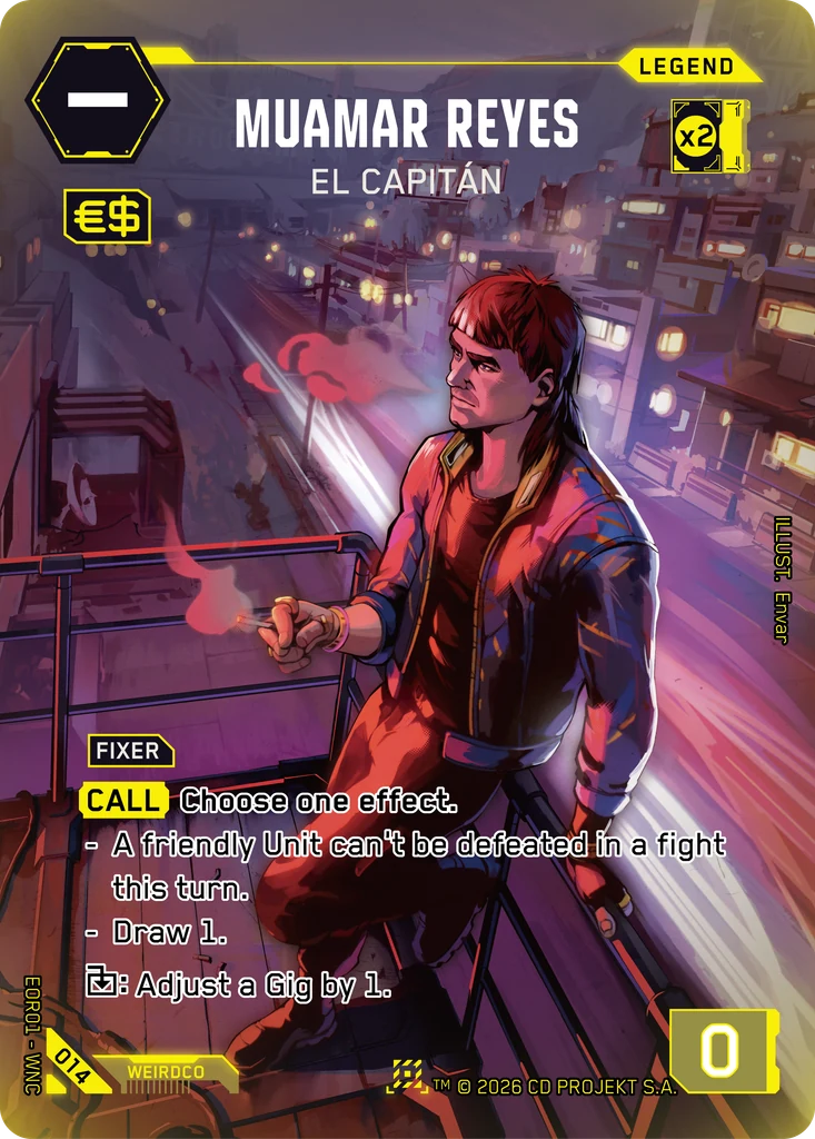Muamar Reyes: El Capitán, Edgerunner Open S 1 #014