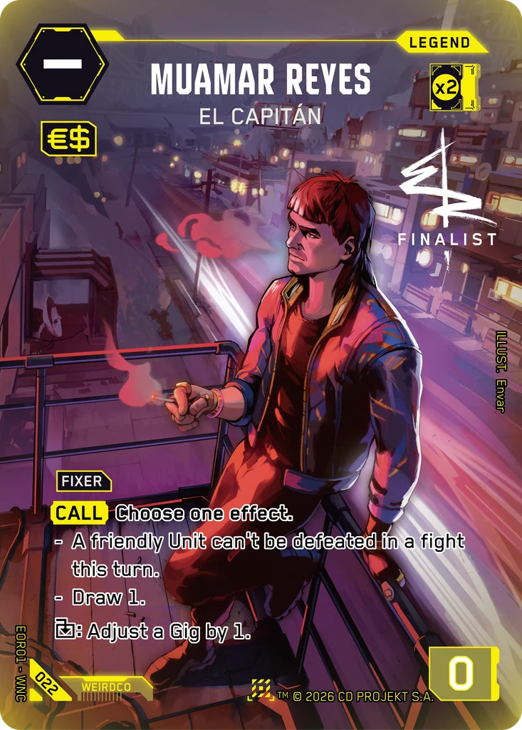 Muamar Reyes: El Capitán, Edgerunner Open S 1 #022