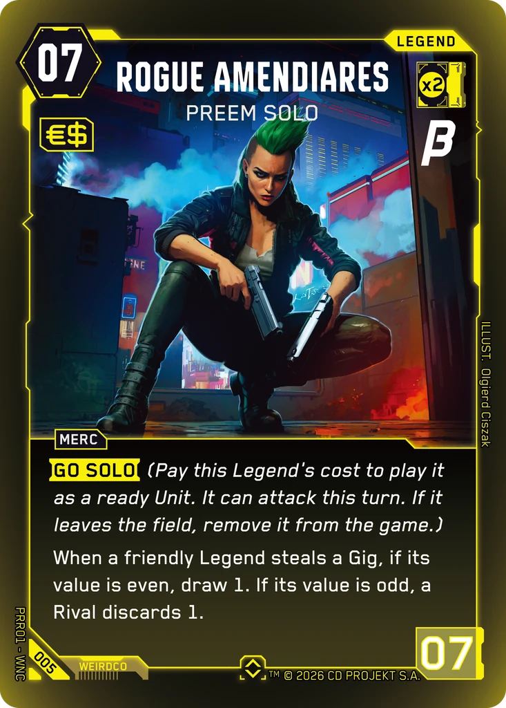 Rogue Amendiares — Preem Solo — Pre-Release Beta #005