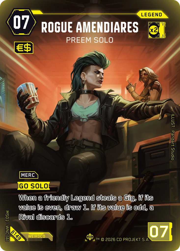 Rogue Amendiares — Preem Solo — Welcome to Night City — Beta #β149