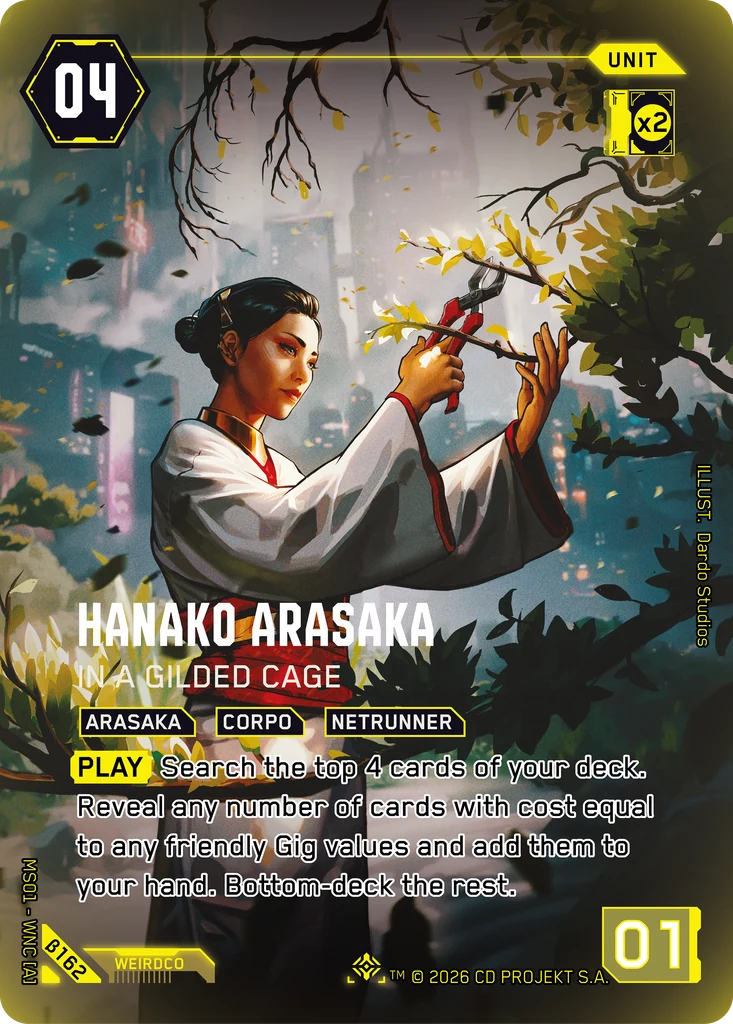 Hanako Arasaka — In a Gilded Cage — Welcome to Night City — Beta #β162
