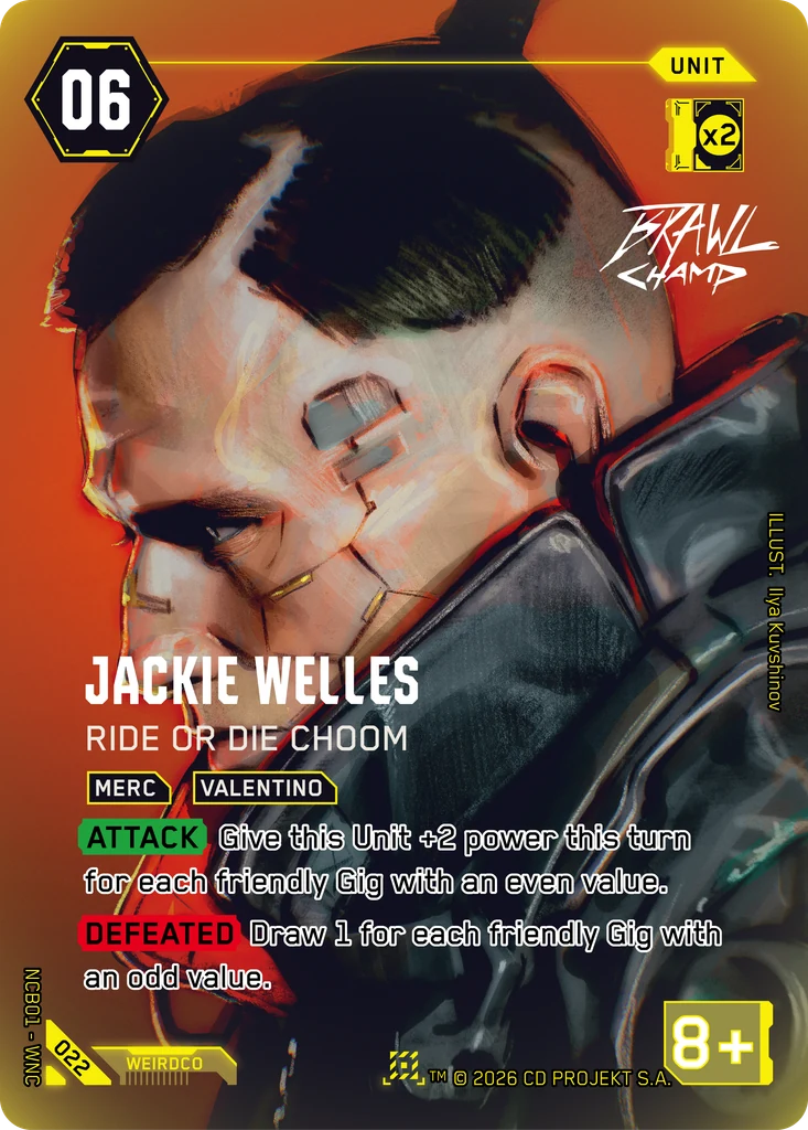 Jackie Welles: Marche ou Crève, Night City Brawl S 1 #022