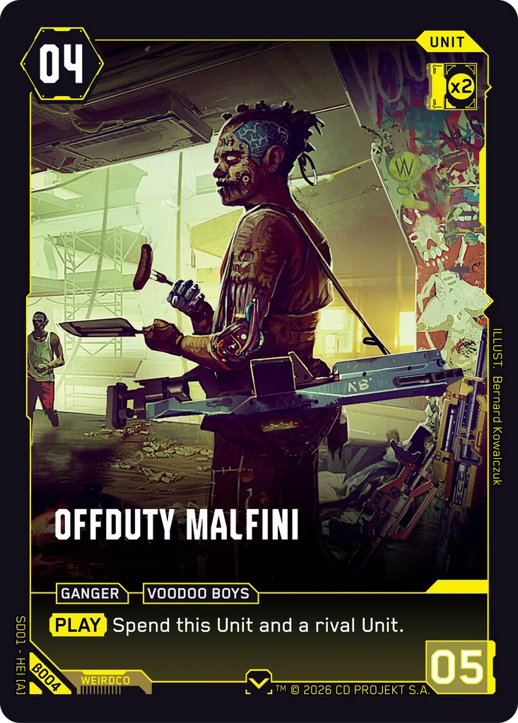 Offduty Malfini — The Heist — Beta Starter Deck #β004