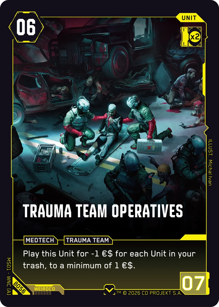 Trauma Team Operatives — Welcome to Night City — Beta #β056