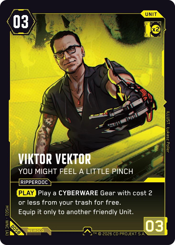 Viktor Vektor — You Might Feel a Little Pinch — Welcome to Night City — Beta #β058