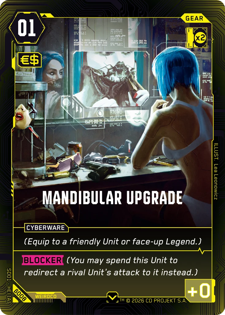 Mandibular Upgrade — The Heist — Beta Starter Deck #β008