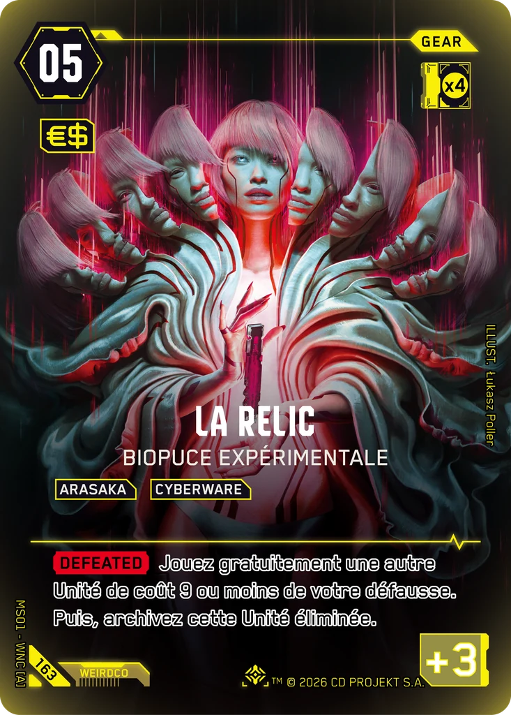 La Relic: Biopuce Expérimentale, Welcome to Night City — Retail — FR #163