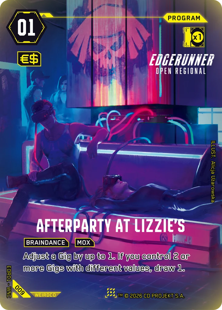 After au Lizzie's, Edgerunner Open S 1 #009