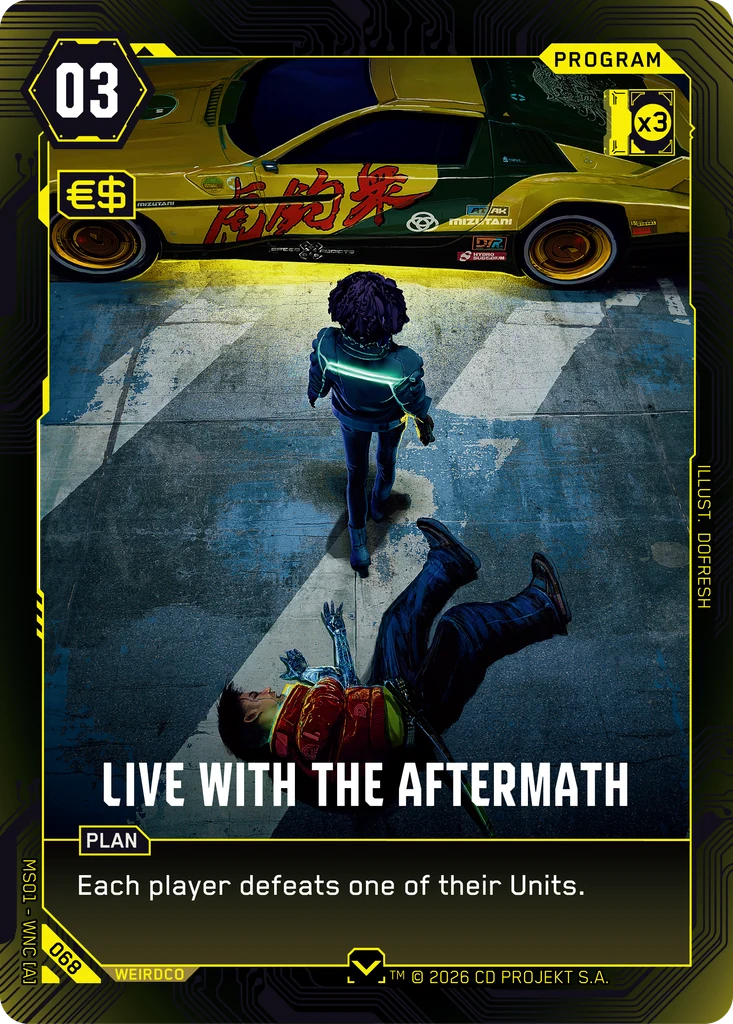 Live with the Aftermath — Cyberpunk TCG Program