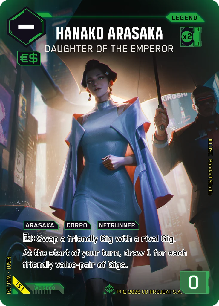 Hanako Arasaka: Fille de l'Empereur, Welcome to Night City — Retail #151