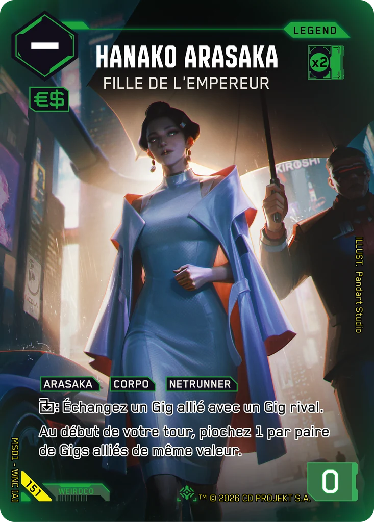 Hanako Arasaka: Fille de l'Empereur, Welcome to Night City — Retail — FR #151
