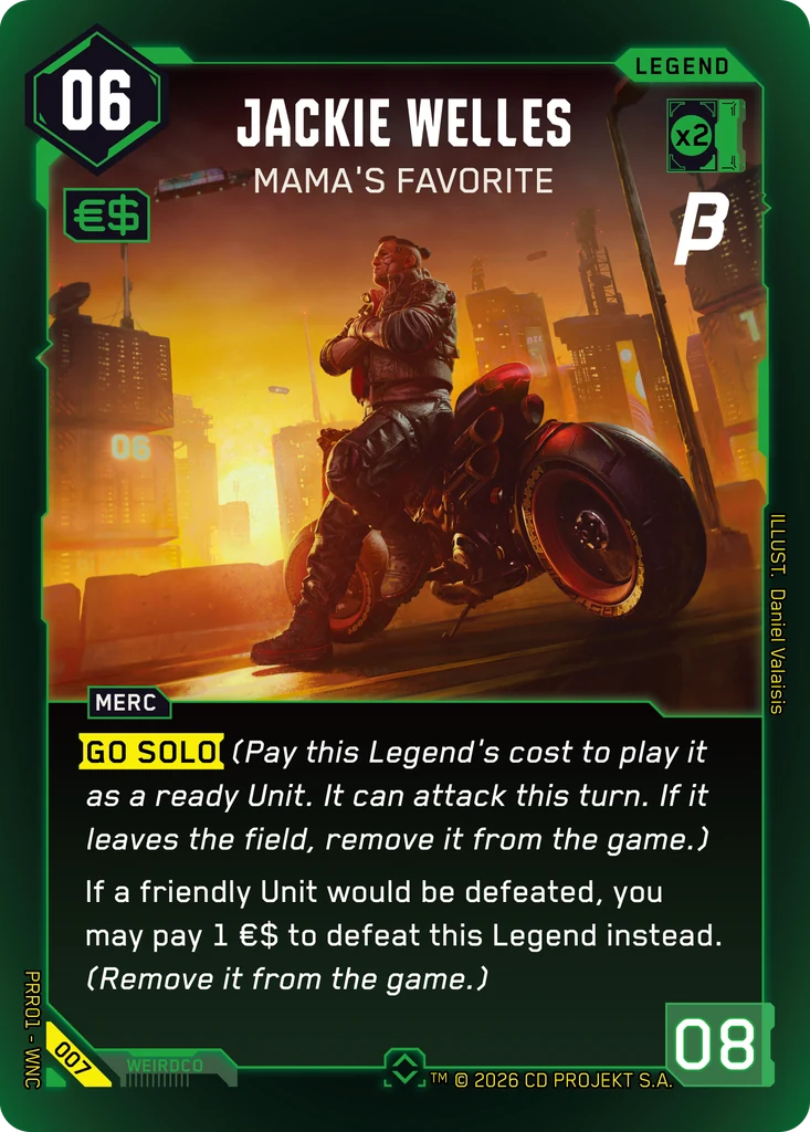 Jackie Welles — Mama's Favorite — Pre-Release Beta #007