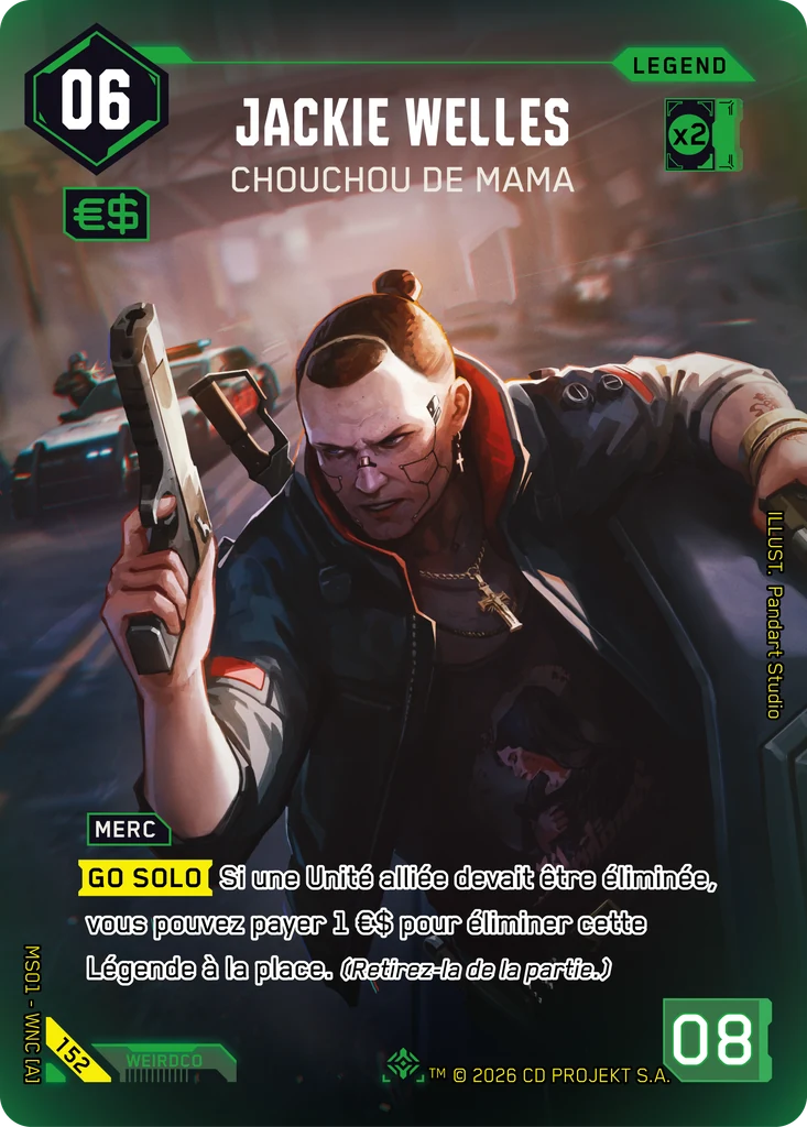 Jackie Welles: Chouchou de Mama, Welcome to Night City — Retail — FR #152