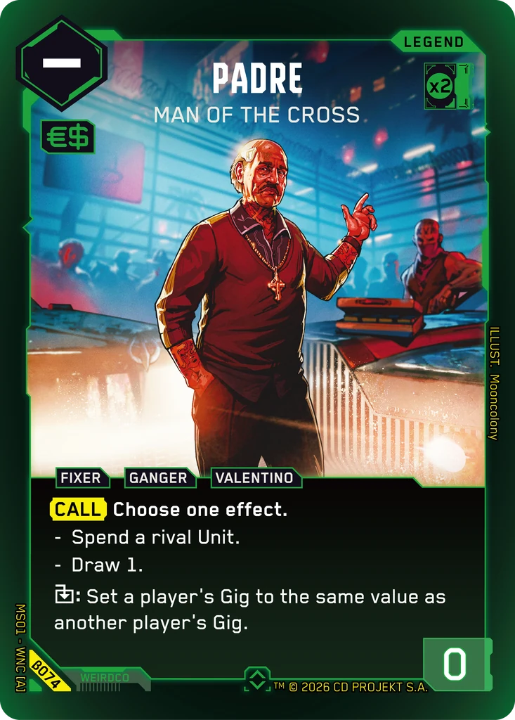 Padre — Man of the Cross — Welcome to Night City — Beta #β074