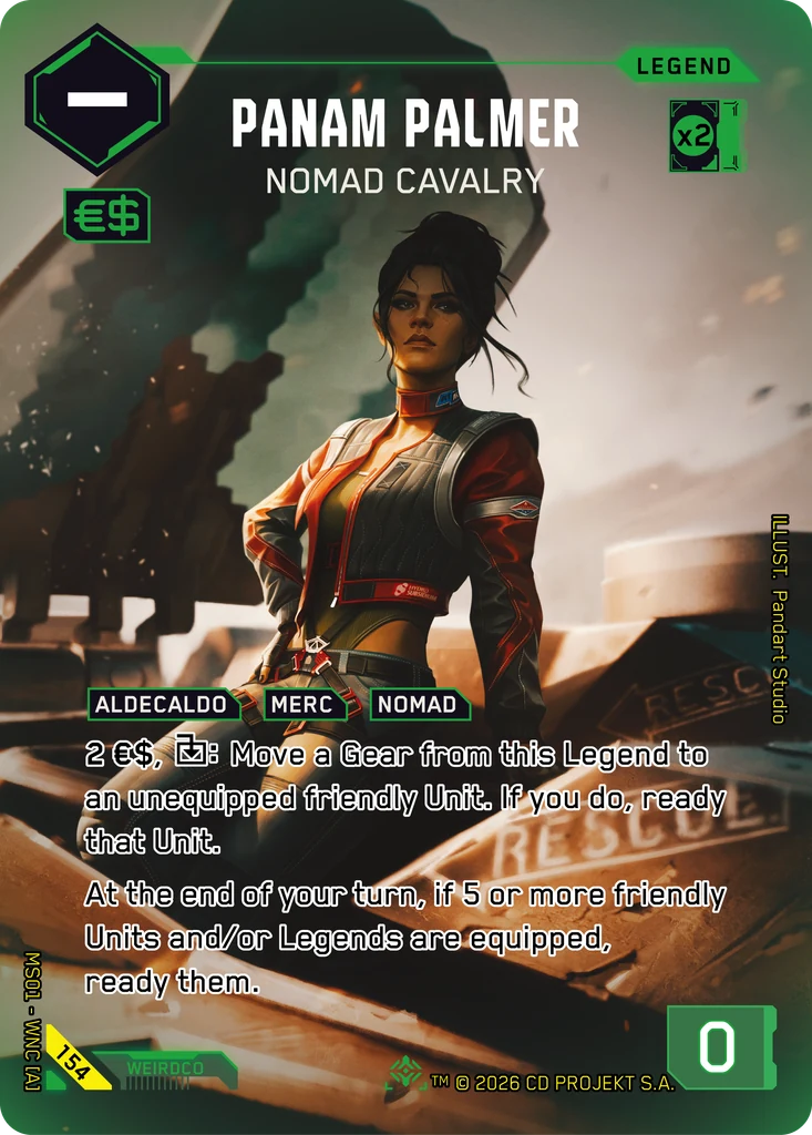 Panam Palmer: Cavalerie Nomade, Welcome to Night City — Retail #154