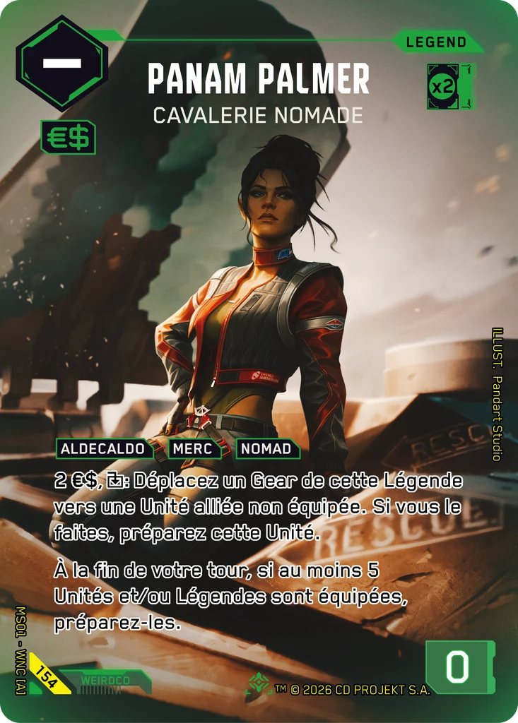 Panam Palmer: Cavalerie Nomade, Welcome to Night City — Retail — FR #154