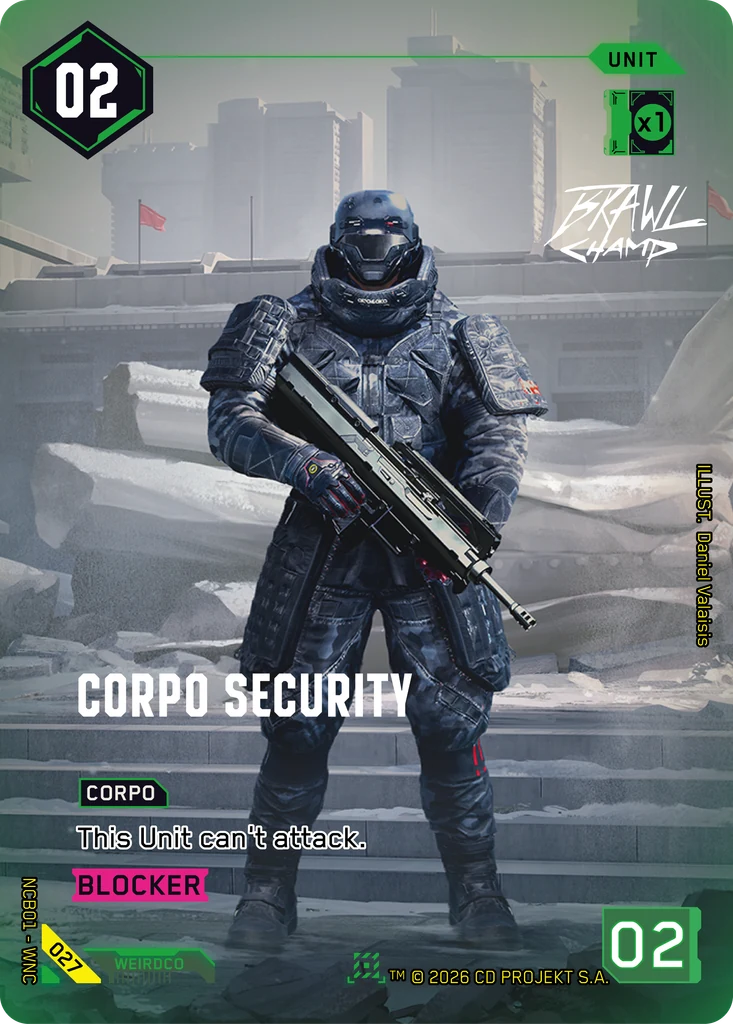 Sécurité Corpo, Night City Brawl S 1 #027