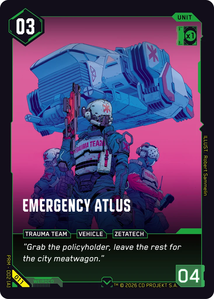 Emergency Atlus — Arasaka Demo Deck #011