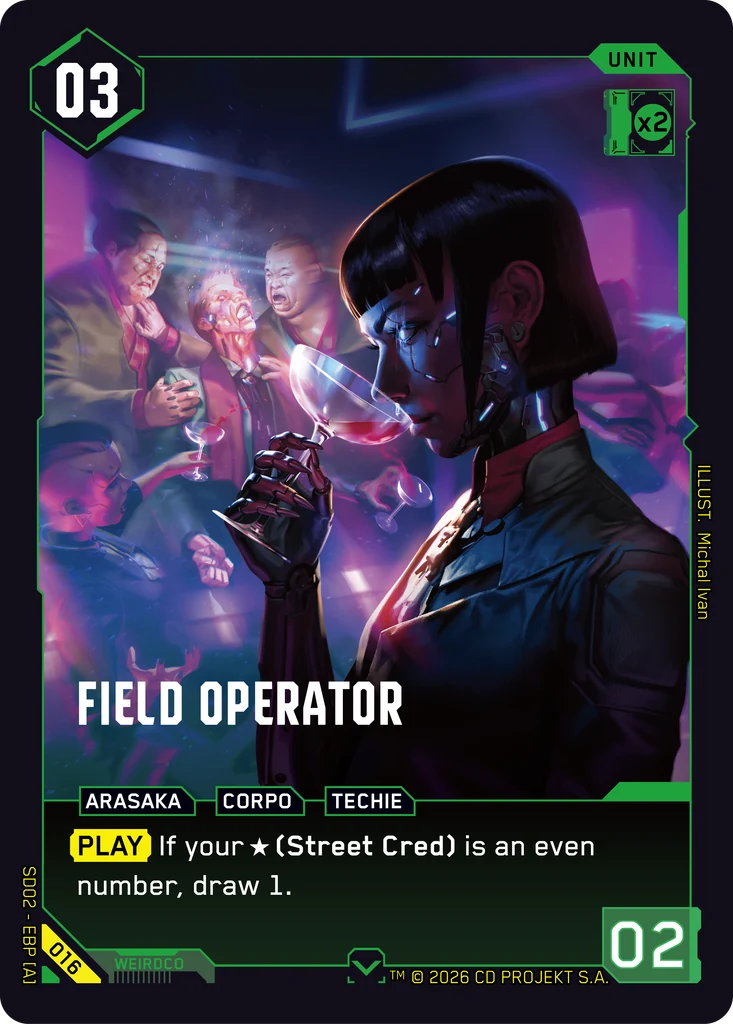 Field Operator — Embracing Power — Retail Starter Deck #016