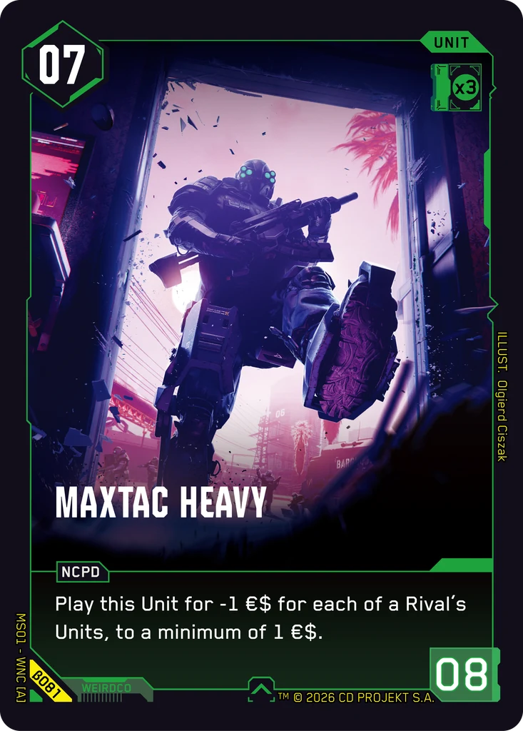 MaxTac Heavy — Welcome to Night City — Beta #β081