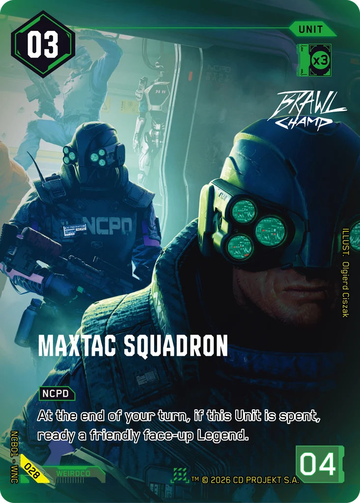Escadron de la MaxTac, Night City Brawl S 1 #028