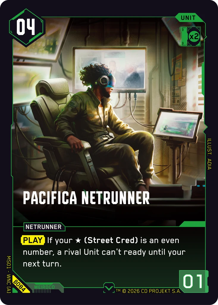 Pacifica Netrunner — Welcome to Night City — Beta #β084