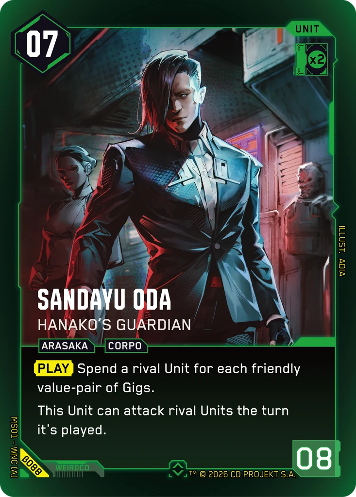 Sandayu Oda — Hanako's Guardian — Welcome to Night City — Beta #β088