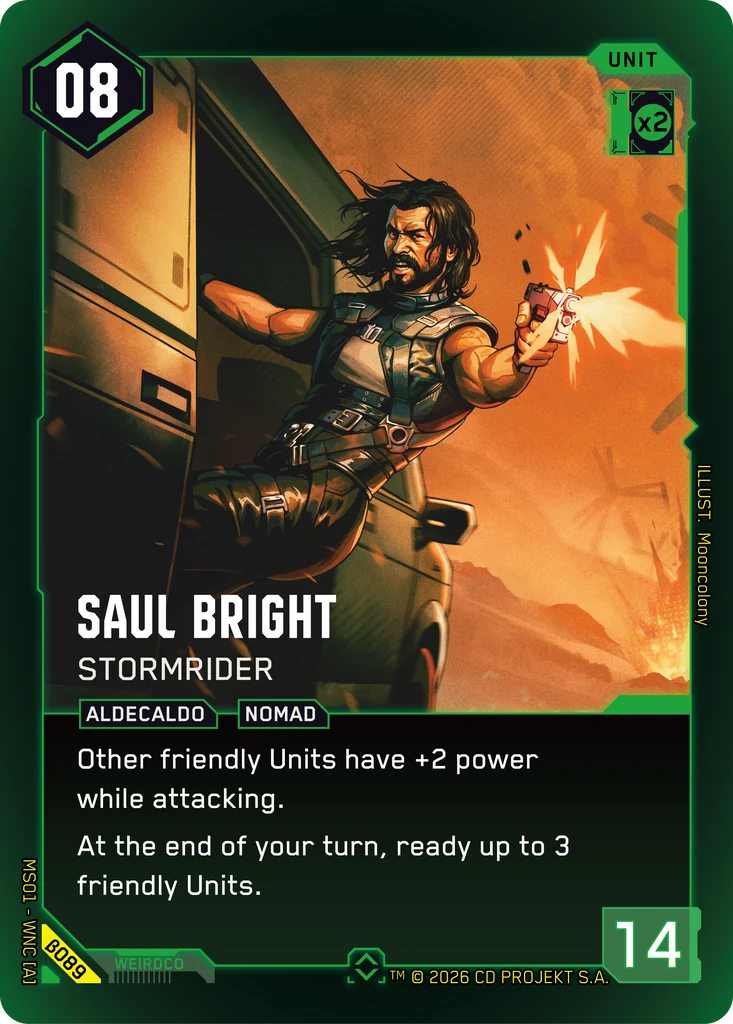 Saul Bright — Stormrider — Welcome to Night City — Beta #β089