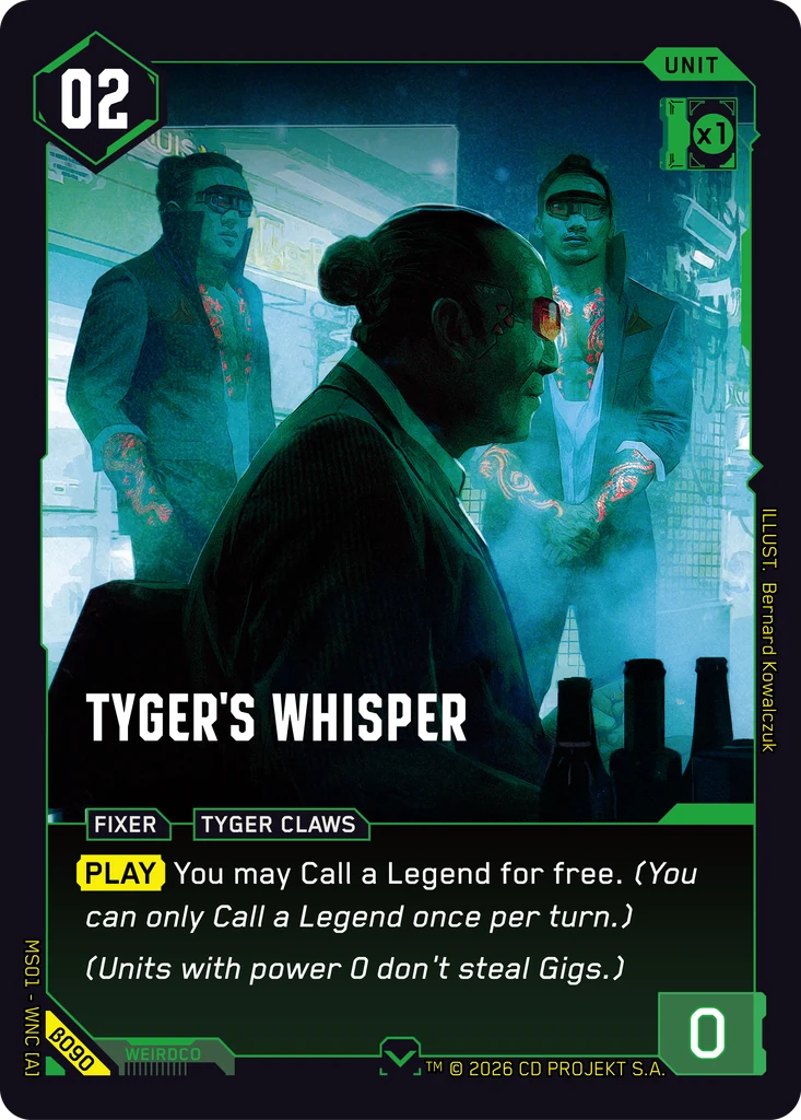 Tyger's Whisper — Welcome to Night City — Beta #β090