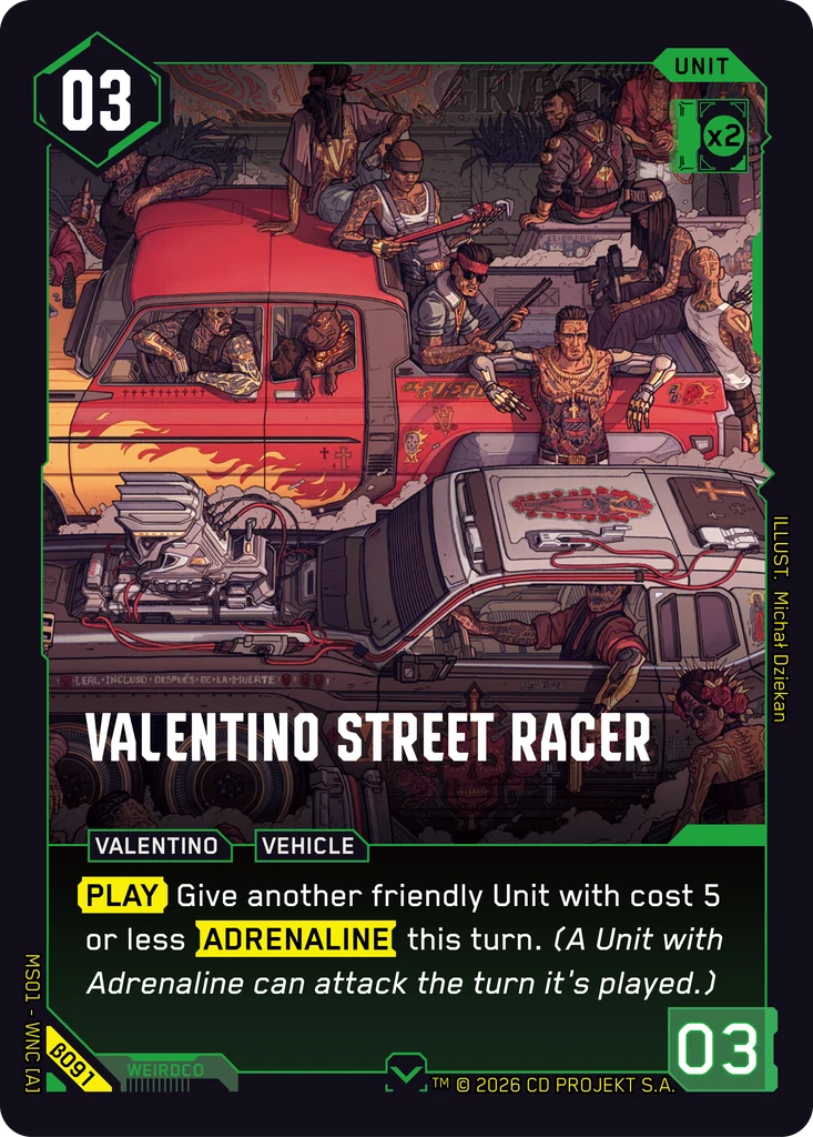 Valentino Street Racer — Welcome to Night City — Beta #β091