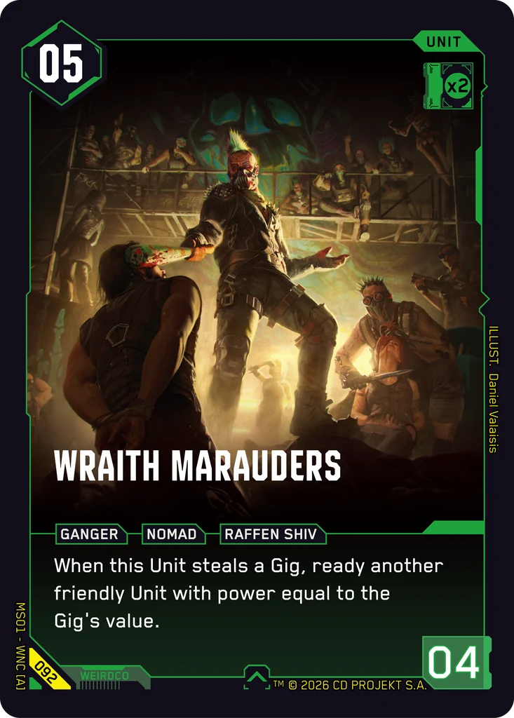 Wraith Marauders — Cyberpunk TCG Unit